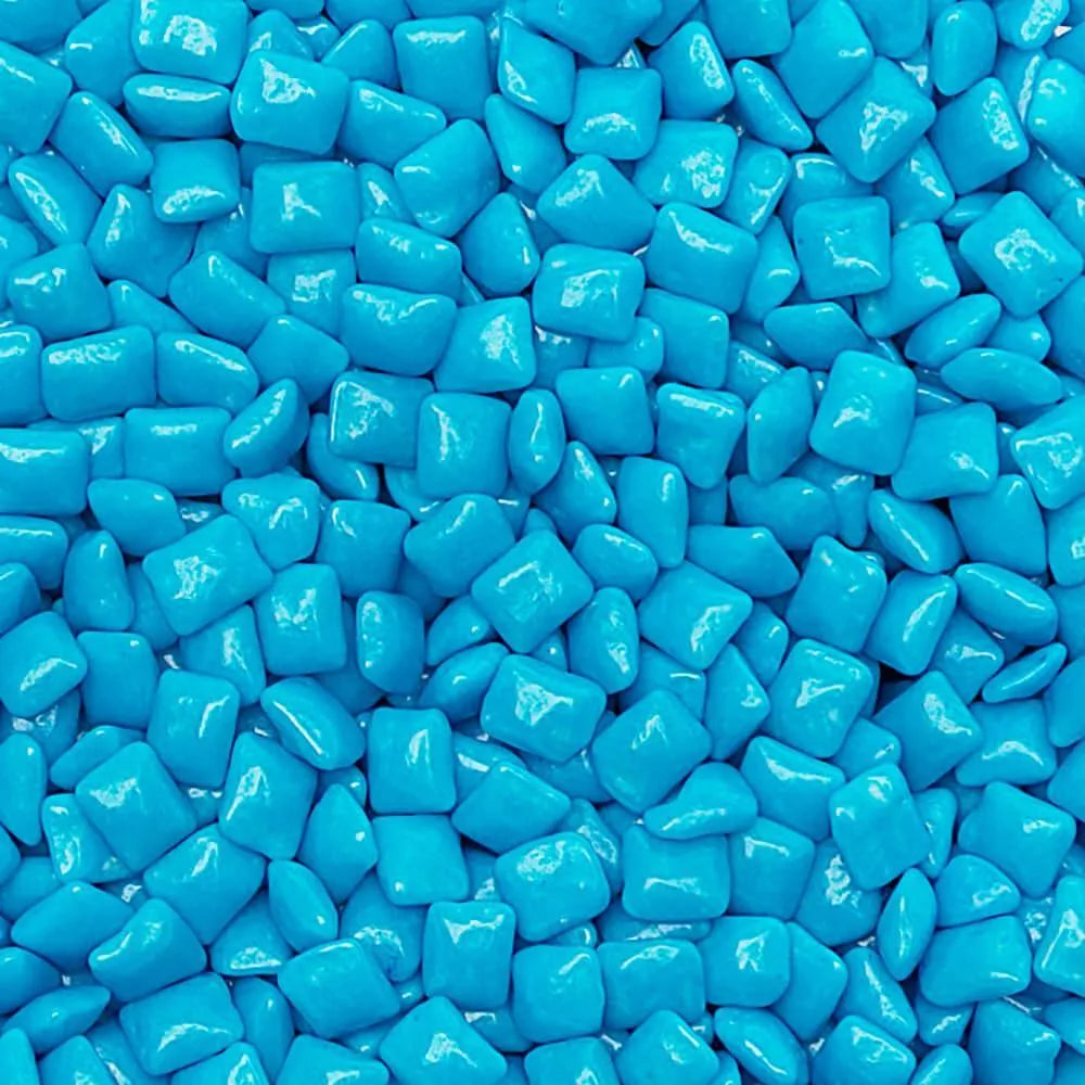 Tiny Chicle Squares Chewing Gum - Blue: 1.5LB Jar