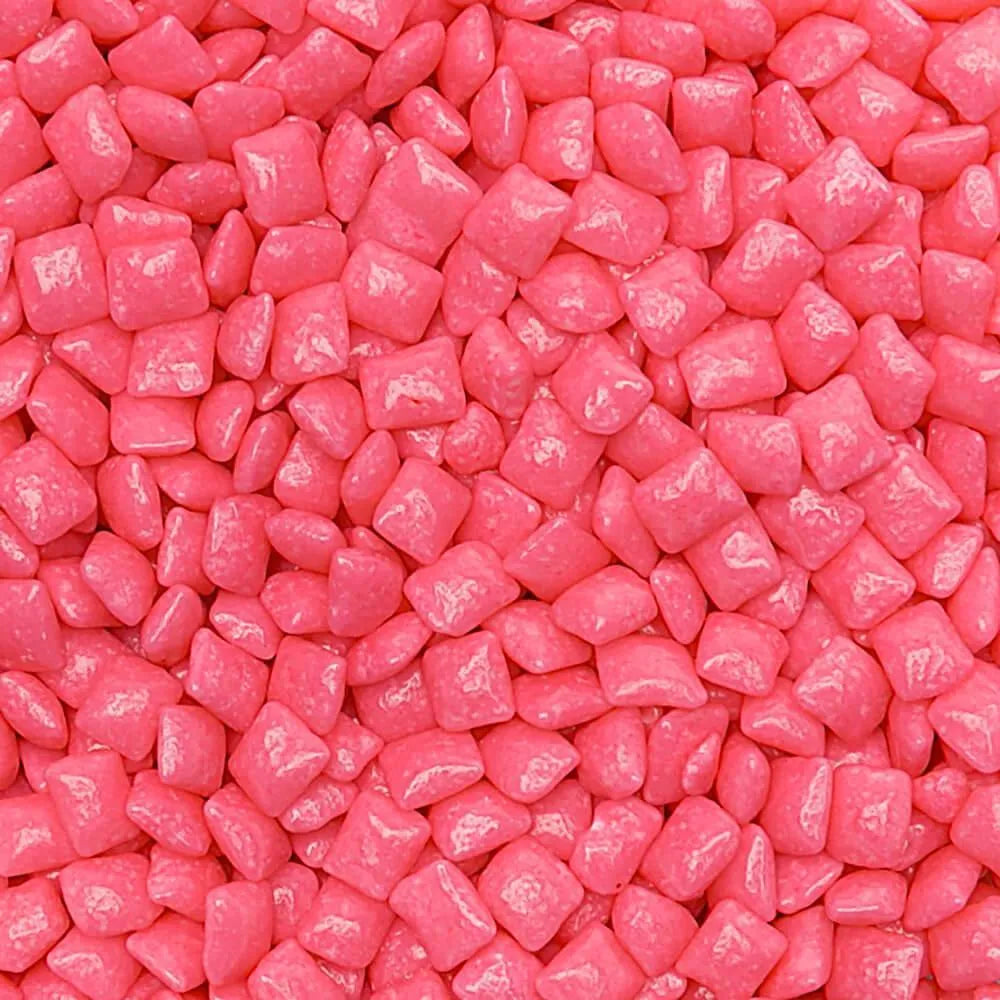 Tiny Chicle Squares Chewing Gum - Pink: 1.5LB Jar