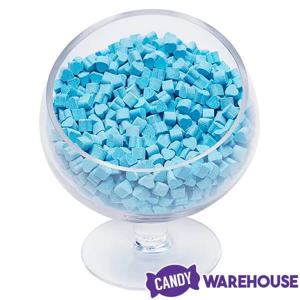 Tiny Sugar Candy Hearts - Blue: 1.5LB Jar