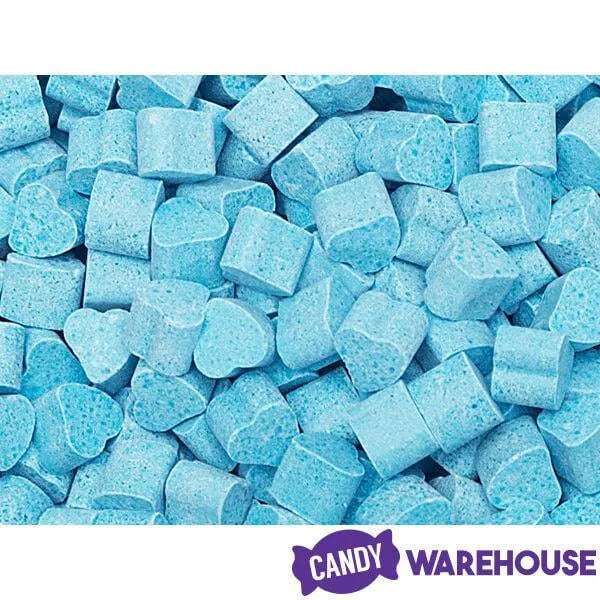 Tiny Sugar Candy Hearts - Blue: 1.5LB Jar