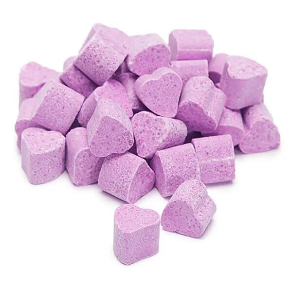 Tiny Sugar Candy Hearts - Purple: 1.5LB Jar