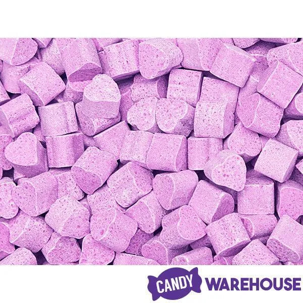 Tiny Sugar Candy Hearts - Purple: 1.5LB Jar