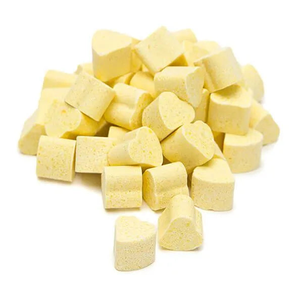 Tiny Sugar Candy Hearts - Yellow: 1.5LB Jar