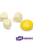 Tiny Sugar Candy Hearts - Yellow: 1.5LB Jar