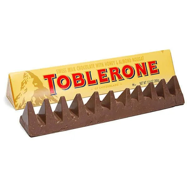 Toblerone Giant 12.6-Ounce Chocolate Bar: 10-Piece Case