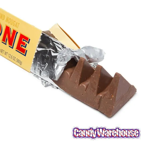 Toblerone Giant 12.6-Ounce Chocolate Bar: 10-Piece Case