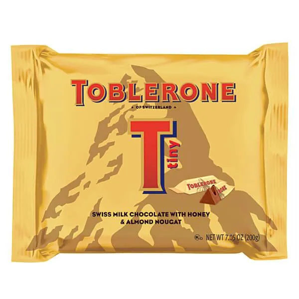 Toblerone Milk Chocolate Tinys: 7-Ounce Bag