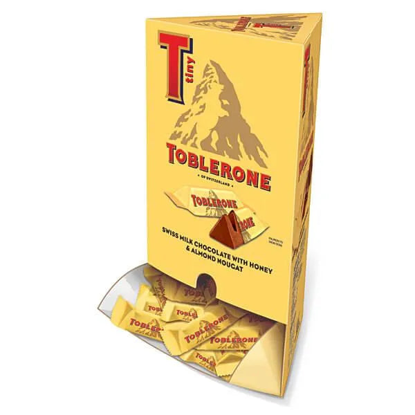 Toblerone Tiny Chocolate Bars: 100-Piece Box