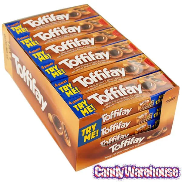 Toffifay 4 Piece Candy Packs: 21-Piece Box