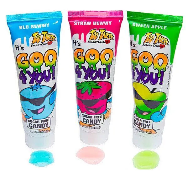 Too Tarts Goo 4 You Sour Liquid Candy Tubes: 18-Piece Box