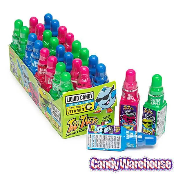 Too Tarts Suck Ups Sour Liquid Candy Dispensers: 24-Piece Box