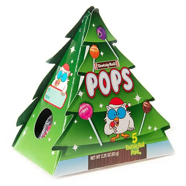 Tootsie Pops Christmas Tree Packs: 12-Piece Display