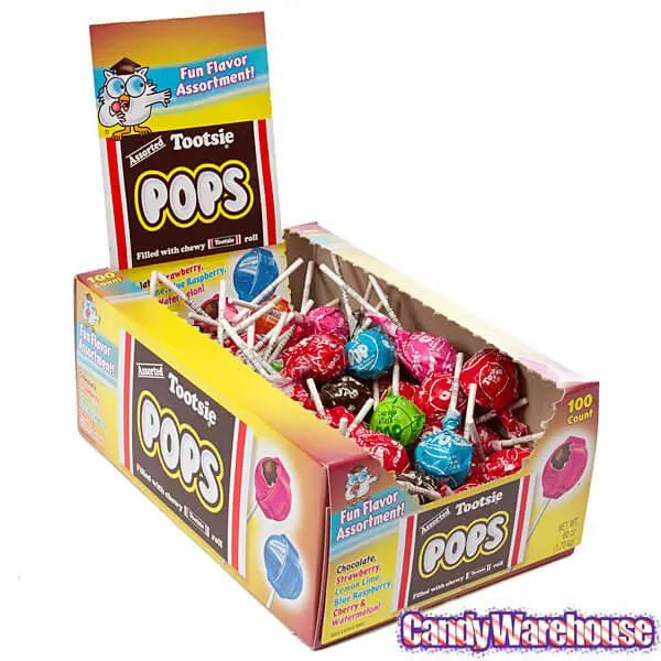 Tootsie Pops - Fun Flavors Assortment: 100-Piece Box