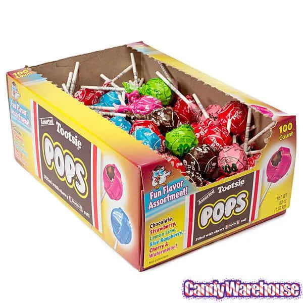 Tootsie Pops - Fun Flavors Assortment: 100-Piece Box