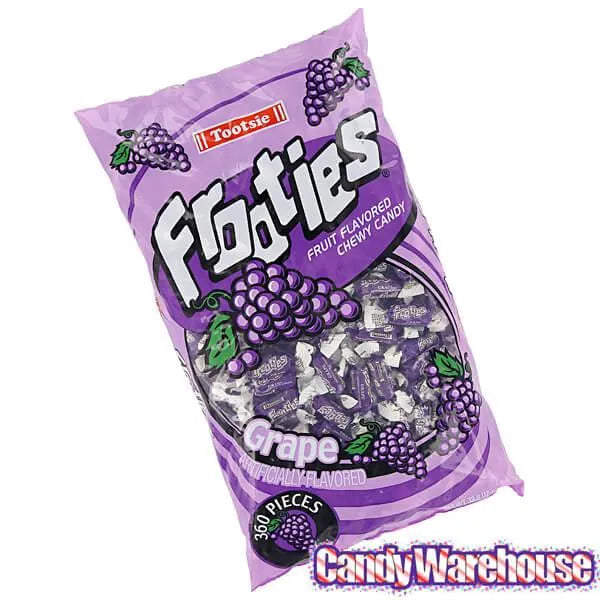 Tootsie Roll Frooties Candy - Grape: 360-Piece Bag