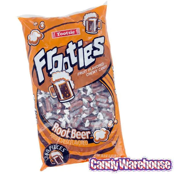 Tootsie Roll Frooties Candy - Root Beer: 360-Piece Bag