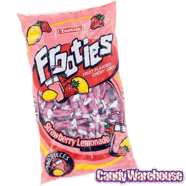 Tootsie Roll Frooties Candy - Strawberry Lemonade: 360-Piece Bag