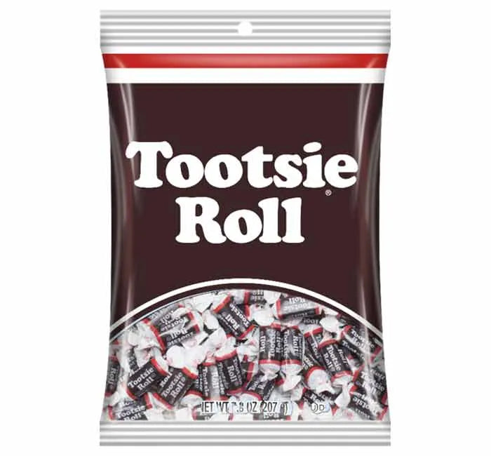 Tootsie Roll Midgees Peg Bags: 8-Piece Box