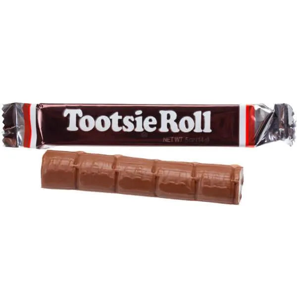 Tootsie Roll Snack Size Candy Bars: 96-Piece Tub