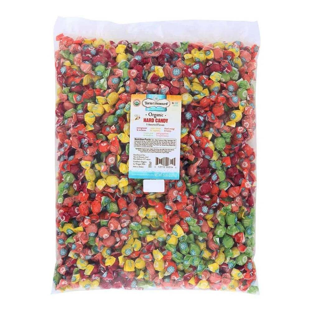 Torie & Howard Bulk Assorted Organic Hard Candy: 5LB Bag