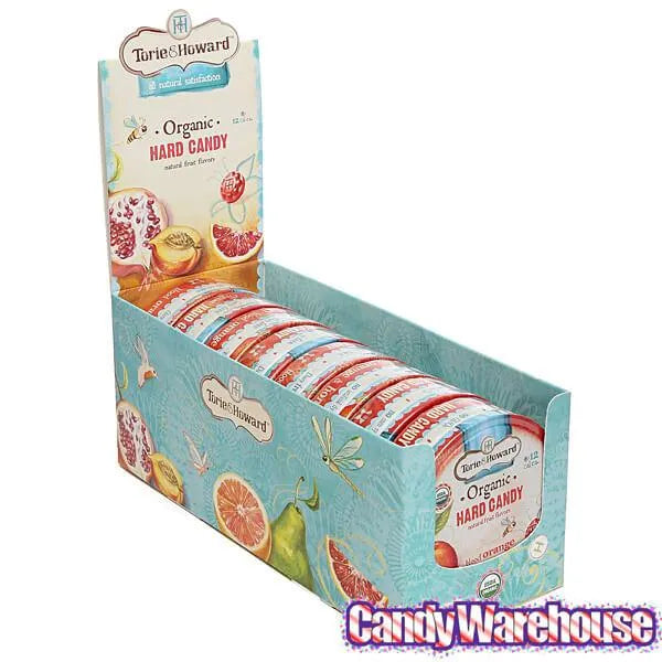 Torie and Howard Hard Candy Tins - Blood Orange & Honey: 8-Piece Box