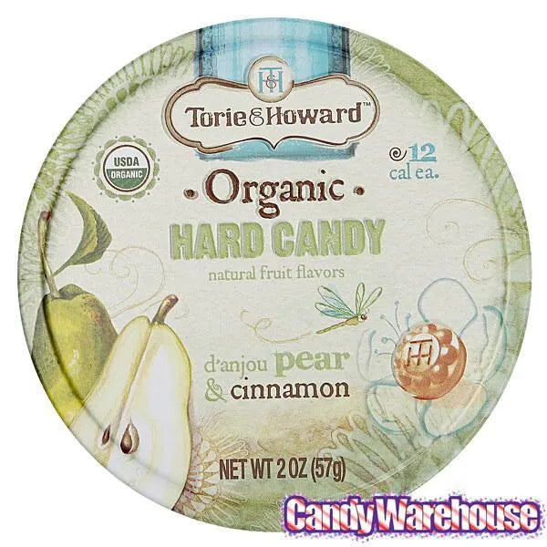 Torie and Howard Hard Candy Tins - D'anjou Pear & Cinnamon: 8-Piece Box