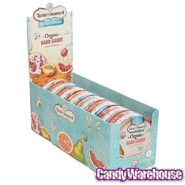 Torie and Howard Hard Candy Tins - Pink Grapefruit & Tupelo Honey: 8-Piece Box