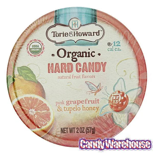 Torie and Howard Hard Candy Tins - Pink Grapefruit & Tupelo Honey: 8-Piece Box