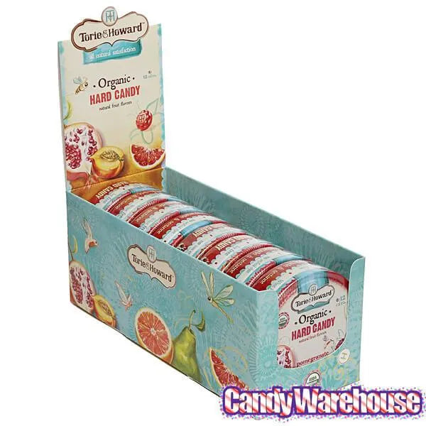 Torie and Howard Hard Candy Tins - Pomegranate & Nectarine: 8-Piece Box