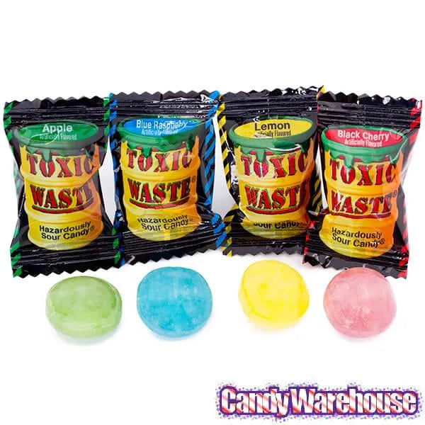 Toxic Waste Sour Candy Drums: 12-Piece Display