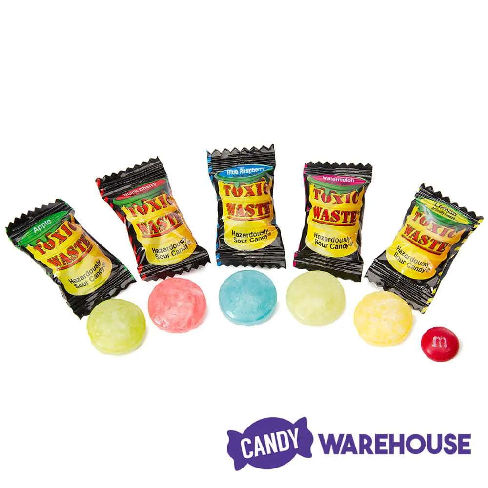 Toxic Waste Sour Candy Packs: 1000-Piece Bag