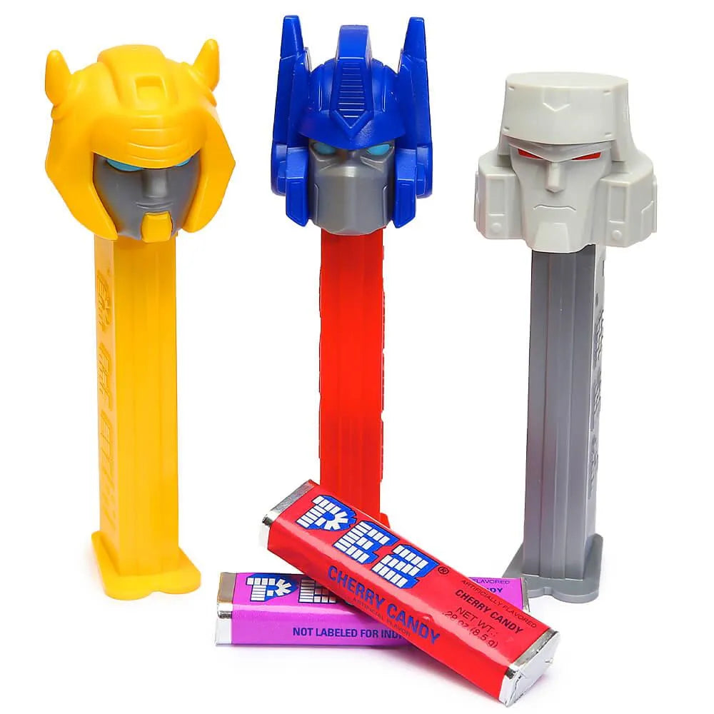 Transformers PEZ Candy Packs: 12-Piece Display