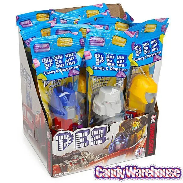 Transformers PEZ Candy Packs: 12-Piece Display