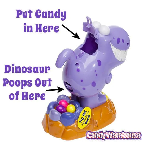 Treat Street Dinosaur Roaring Candy Poopers: 2-Piece Set