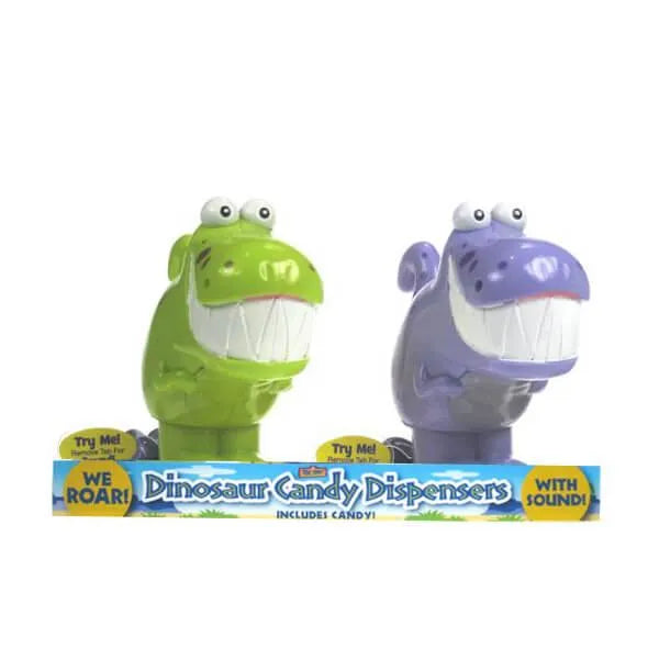 Treat Street Dinosaur Roaring Candy Poopers: 2-Piece Set