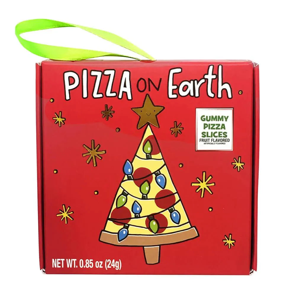 Treat Street Pizza and Donuts Ornaments with Gummies: 12-Piece Box