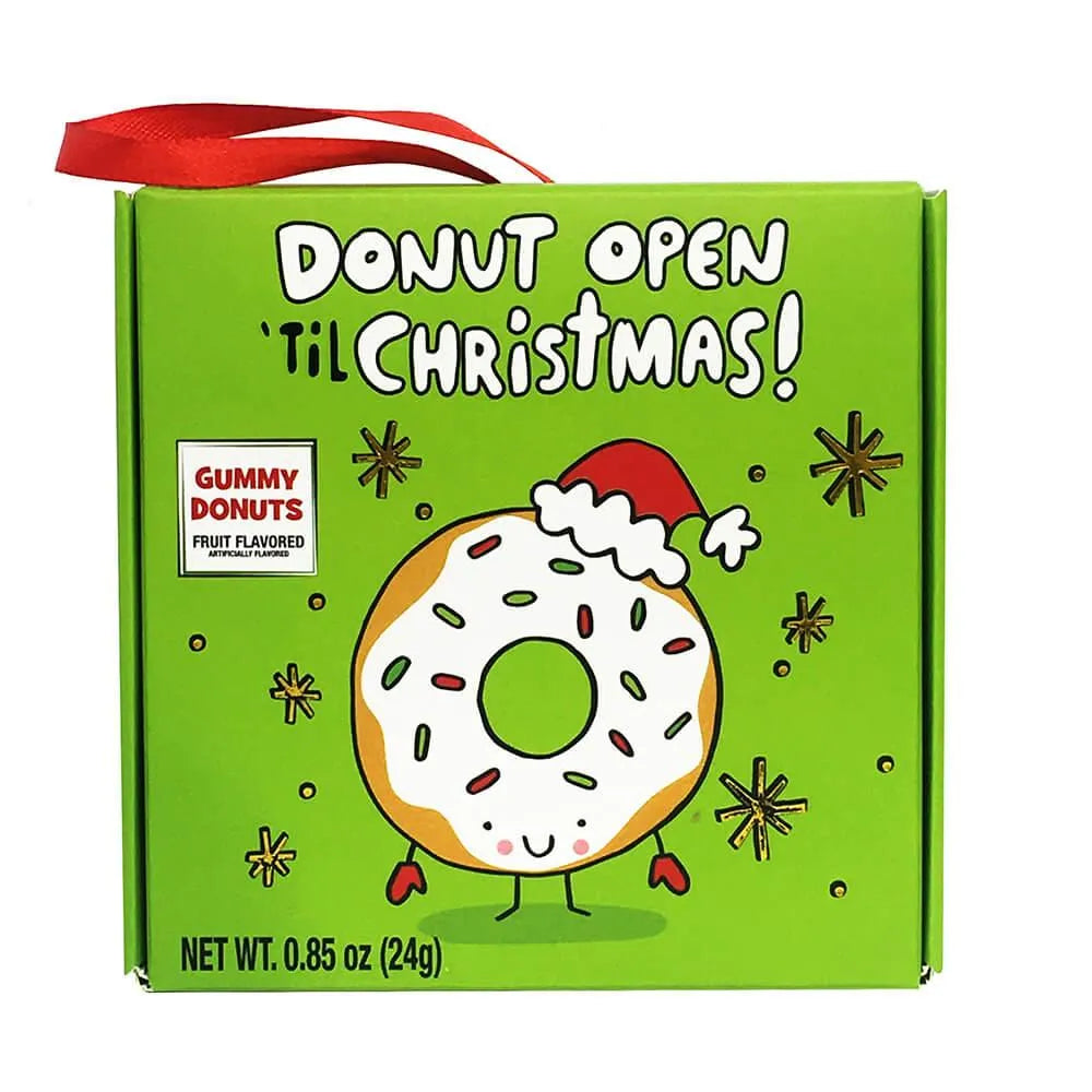 Treat Street Pizza and Donuts Ornaments with Gummies: 12-Piece Box