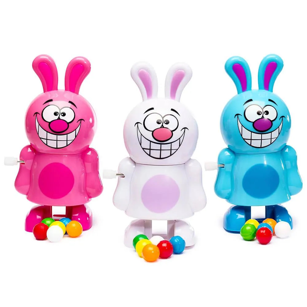 Treat Street Wind-up Easter Bunny Candy Poopers: 8-Piece Set