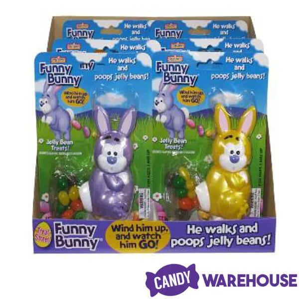 Treat Street Wind-up Easter Bunny Candy Poopers: 8-Piece Set