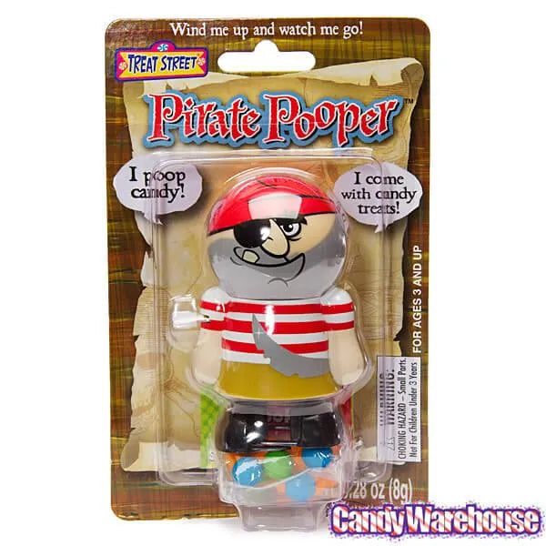 Treat Street Wind-up Pirate Candy Poopers: 3-Piece Set