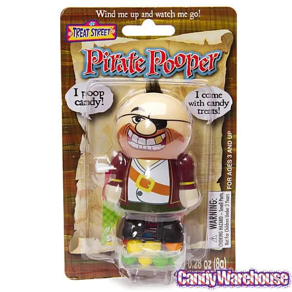 Treat Street Wind-up Pirate Candy Poopers: 3-Piece Set