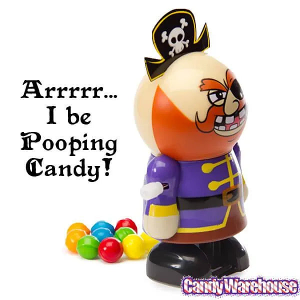 Treat Street Wind-up Pirate Candy Poopers: 3-Piece Set