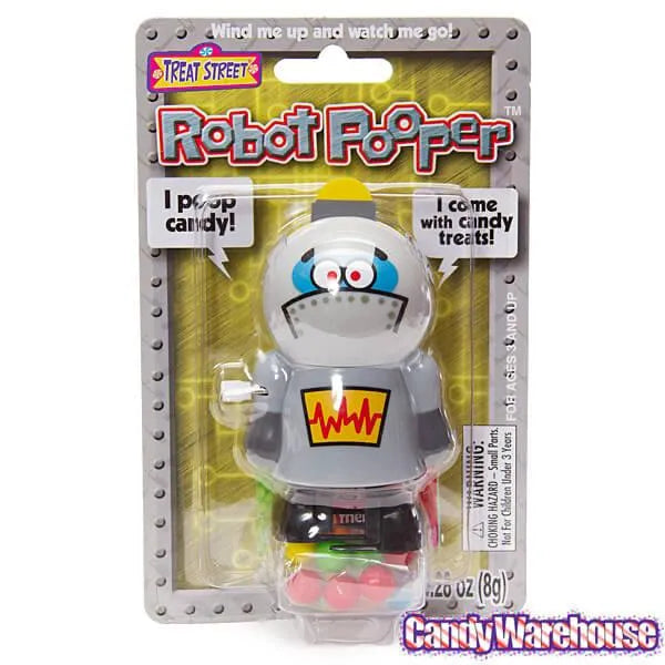 Treat Street Wind-up Robot Candy Poopers: 3-Piece Set