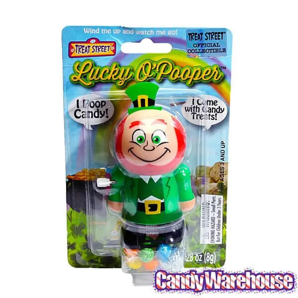 Treat Street Wind-up St. Patrick's Day Candy Poopers: 8-Piece Set