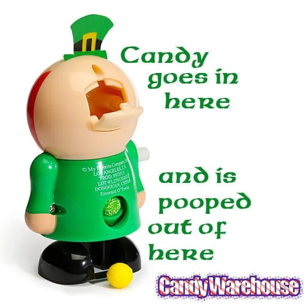 Treat Street Wind-up St. Patrick's Day Candy Poopers: 8-Piece Set