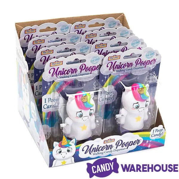 Treat Street Wind-up Unicorn Candy Poopers: 8-Piece Set