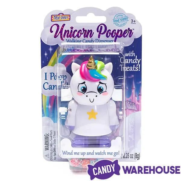 Treat Street Wind-up Unicorn Candy Poopers: 8-Piece Set