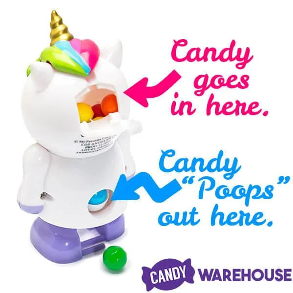 Treat Street Wind-up Unicorn Candy Poopers: 8-Piece Set