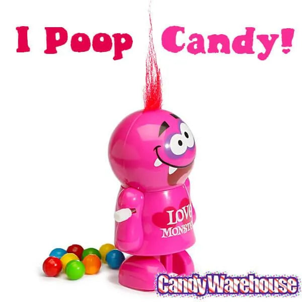 Treat Street Wind-up Valentine Love Monster Candy Poopers: 8-Piece Set