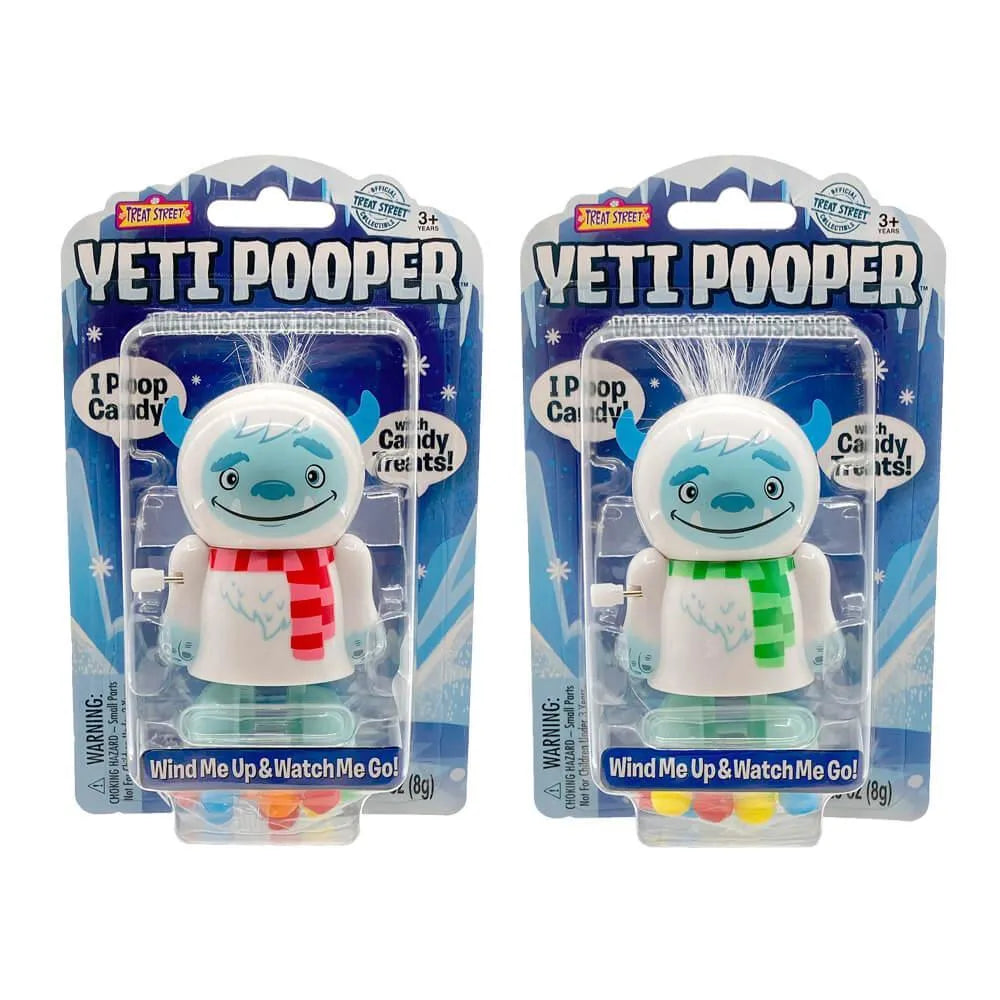 Treat Street Wind-Up Yeti Candy Poopers: 8-Piece Set